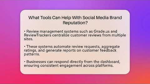 What Tools Can Help With Social Media Brand Reputation? - Everyday-Networking