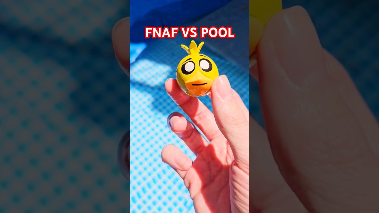 FNAF Experiment Inside Pool 🤔 