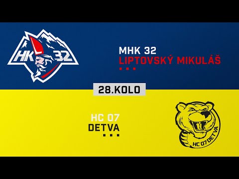28.kolo MHK 32 Liptovský Mikuláš - HC 07 Detva HIGHLIGHTS