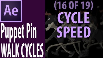 Expanding Selected Keyframes (16/19) - After Effects CC: Puppet Pin Walk Cycles