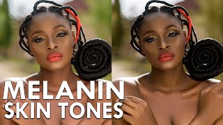 MELANIN SKIN TONE COLOR GRADING IN PHOTOSHOP