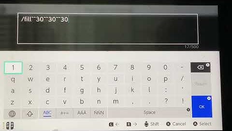 How to build a big block using the chat (commands) Minecraft