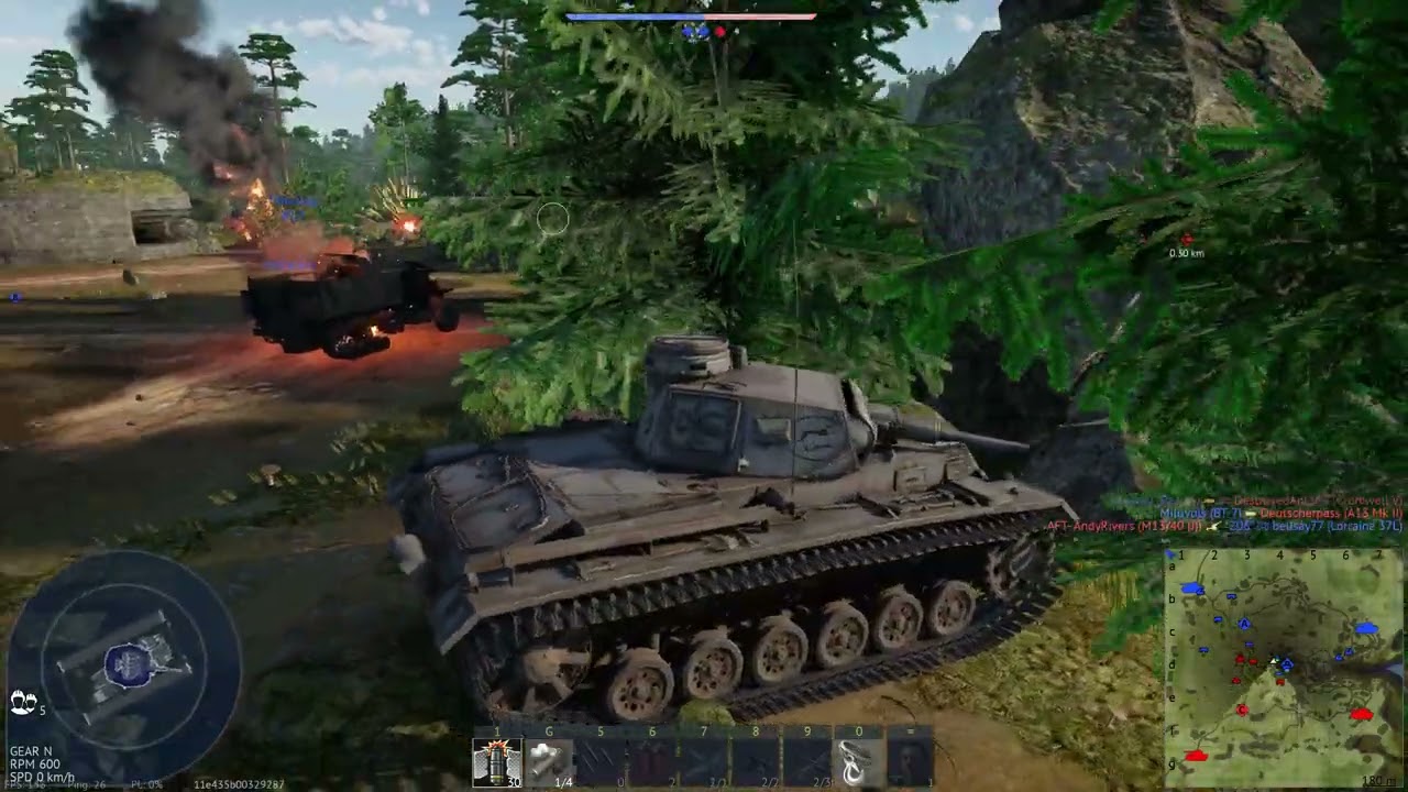 War Thunder Tank gameplay (no commentary) 140 YouTube