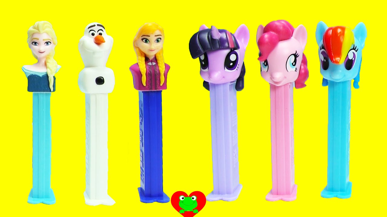 candy petřvald My Little Pony and Frozen Pez Dispensers