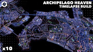 Archipelago Heaven Metropolis Timelapse Build | Cities Skylines 2 | Good Life Music Mix