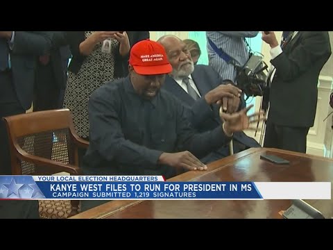 Kanye West files paperwork to appear on Mississippi ballot