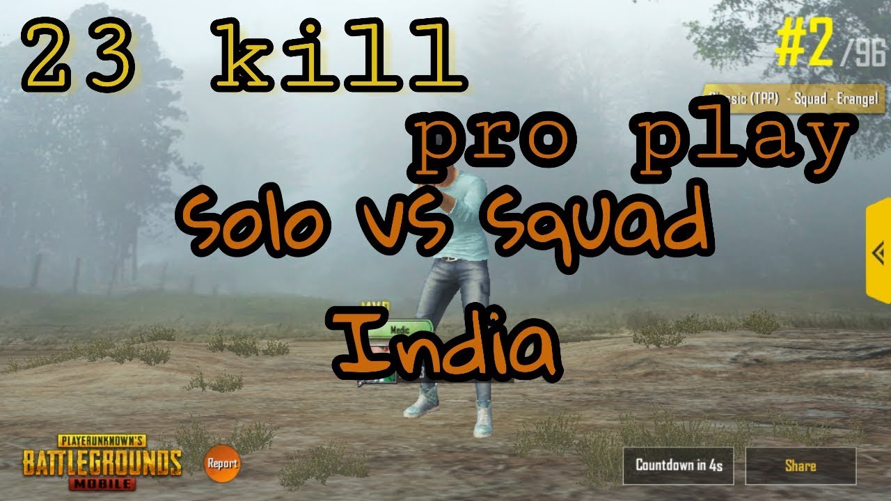 Pubg Mobile India || 23 kills || solo vs squad - YouTube