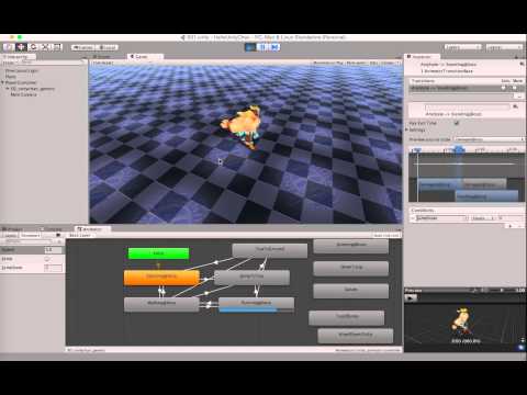 跑吧！Unity醬！【人物控制練習篇之三 - 跳躍 - 動畫調整】