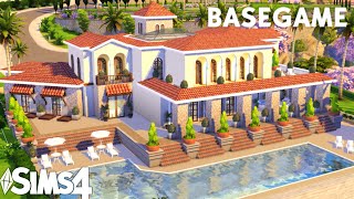 BASEGAME FAMILY MANSION | Sims 4 Speed Build