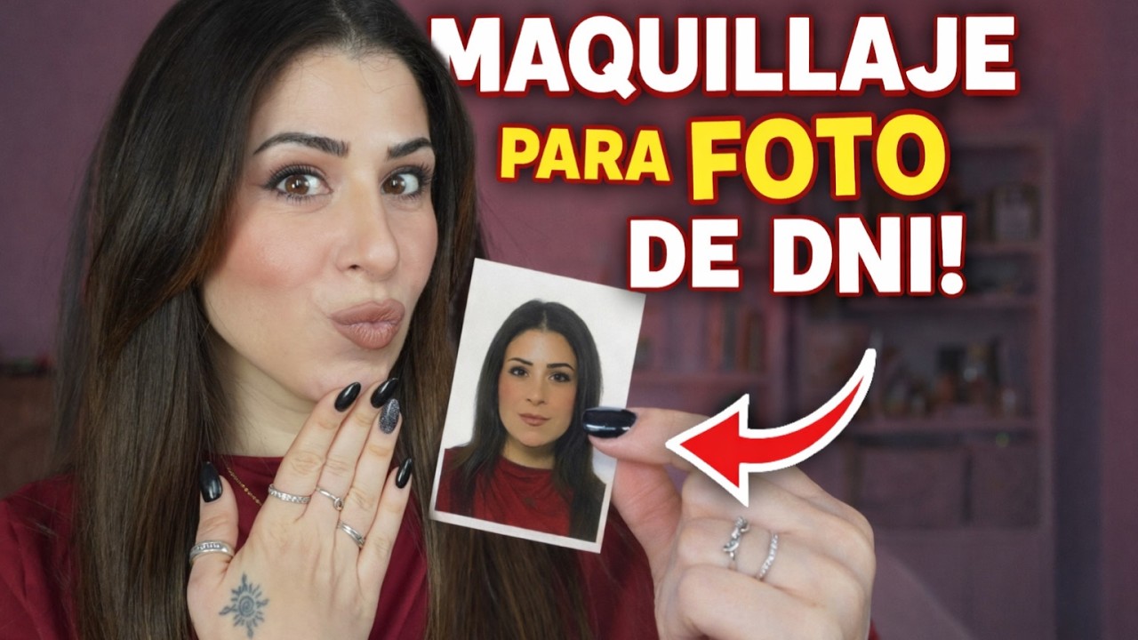 Maquillaje NATURAL ideal para FOTO DE CARNET o pasaporte 💋 En 10 minutos ⌛