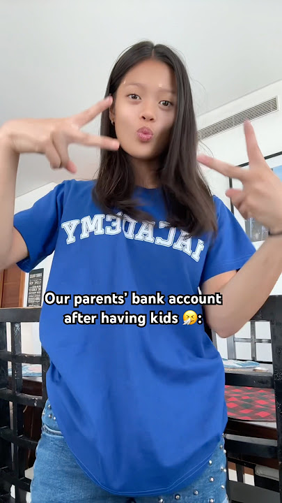 POV: My parents bank account after having kids… 😭💸🙂‍↕️#shorts #fyp #relatable #zara #trending