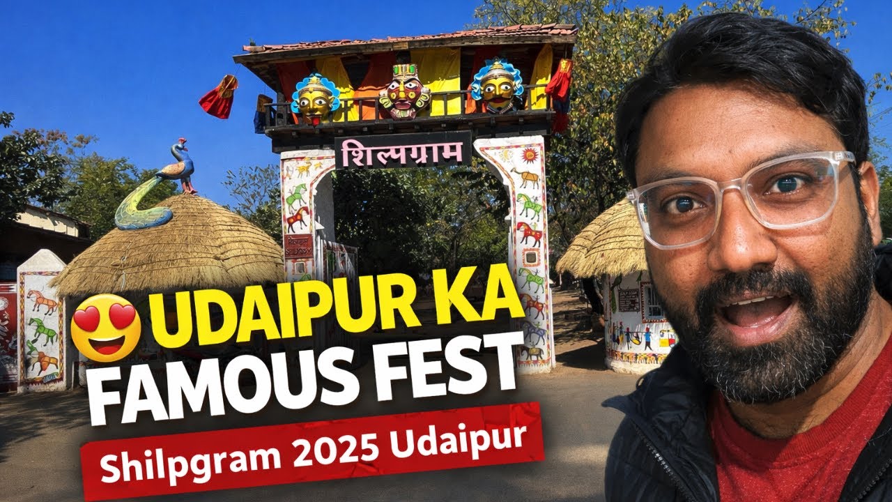 इतना CROWD मैंने Shilpgram Fest Udaipur में कभी नहीं देखा 😱 | Full Tour 2025