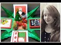 Diy  explosion box for Christmas and New year / Christmas Tree Explosion Box