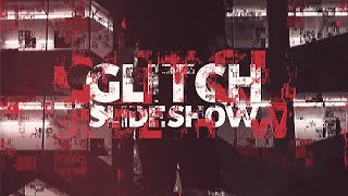 Glitch Slideshow After Effects Templates