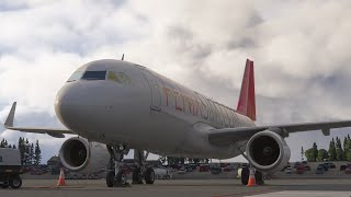 Livestream flying the Fenix Airbus A320 from Torp to Tromso in Flight Simulator 2024 screenshot 4