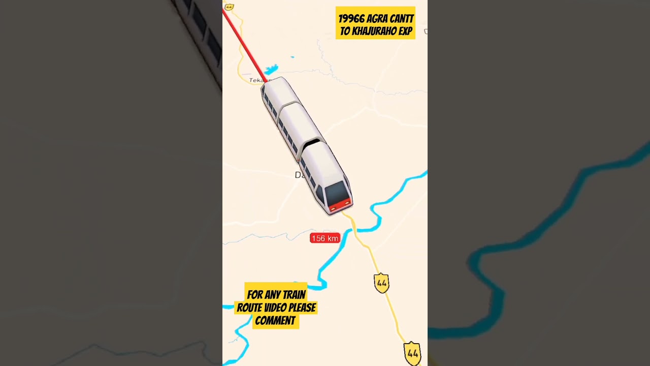 19666 agra cantt. to khajuraho