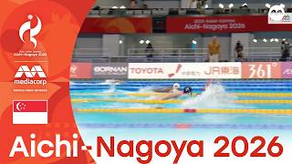 Singapore’s Azman Ardi clocks 2:03.40 in 200m butterfly heat | Asian Games 2026 screenshot 2
