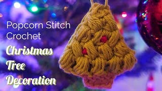 Join me today as I show you how to crochet this cute popcorn stitch mini Christmas tree, which is lovely to add to gift wrap or to ...