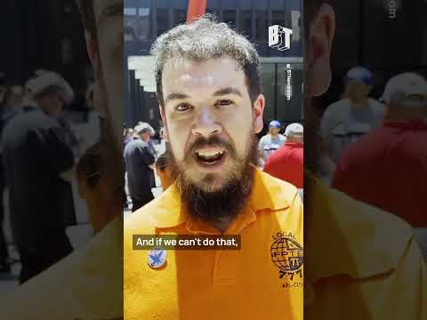 Federal Workers In Chicago Seattle And NYC Held Pickets Standing Against ICE In Their Workplaces