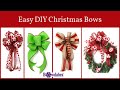 Easy DIY Christmas Bows by  Nick of Nick’s Seasonal Décor