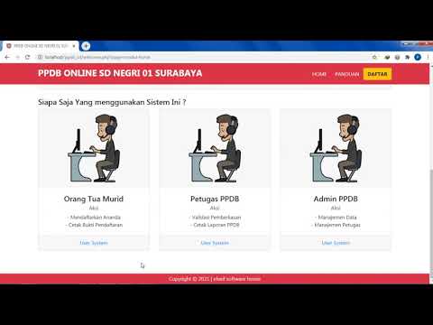 Aplikasi PPDB dan PSB Online Berbasis Web Untuk Sekolah Dasar (Sederhana dan Mudah Digunakan)