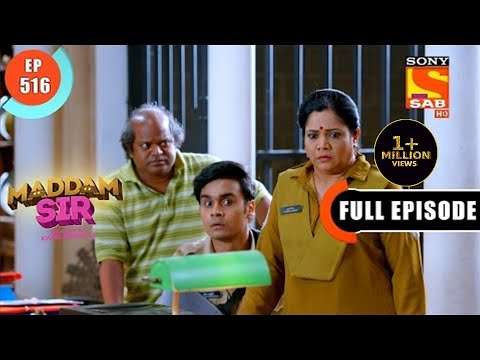 The Entry Of A New SHO - Maddam Sir - Ep 516 - Full Episode - 1 June 2022