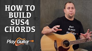 how to create any sus4 chord on guitar