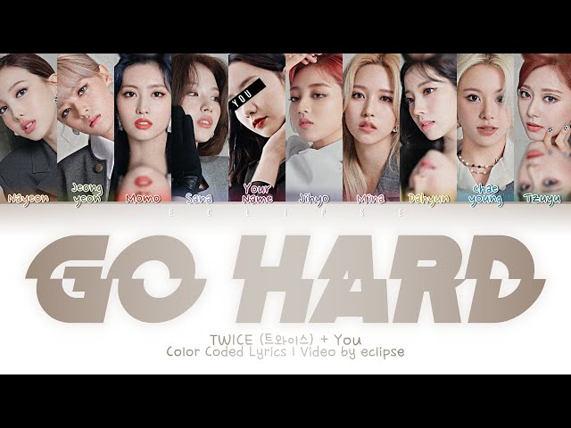 twice #gohard #jypent #lyrics #kpop #fyp