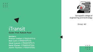Itransit | Public transport optimization | Final year Project