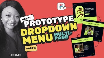 Quick Tutorial: How to Prototype a Clickable Dropdown Menu for a Multi-Page Websites in Figma