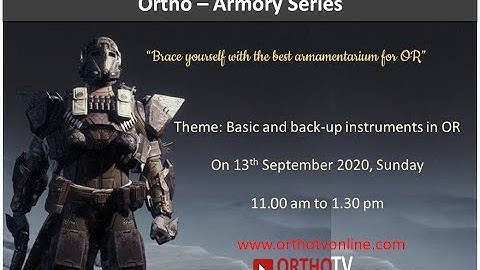 Prof Twinkle Dabholkar - Ergonomics in Orthopaedic Operating Room