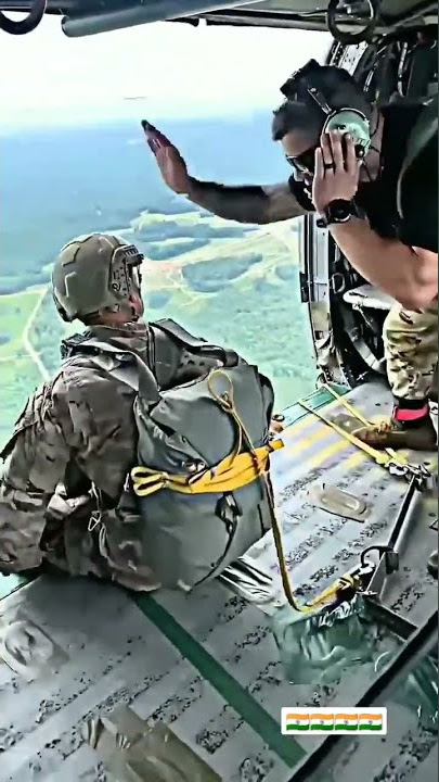 Indian army soldiers helicopter jump training status #shorts 🔥