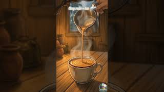 Pouring Tea on a Rainy Night 🍵 ASMR #shorts #ghibli #asmr #shaghiblivibes
