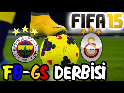FIFA 15 ile FENERBAHÇE-GALATASARAY Derbisi (Türkçe Spikerli) | Şükrü Saracoğlunda
