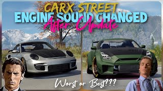 Engine Sound Changed To Worst After Update? CarX Street 🔊🤔