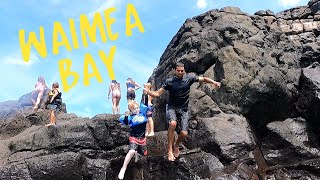BEST Family Beach on Oahu s North Shore WAIMEA BAY Hawaii Vlog