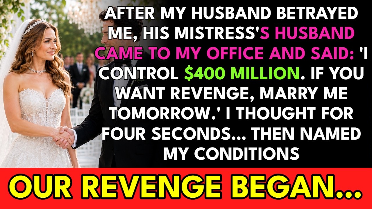 My Husband's Mistress's Husband Walked Into My Law Firm And Proposed. I Said Yes With Conditions...