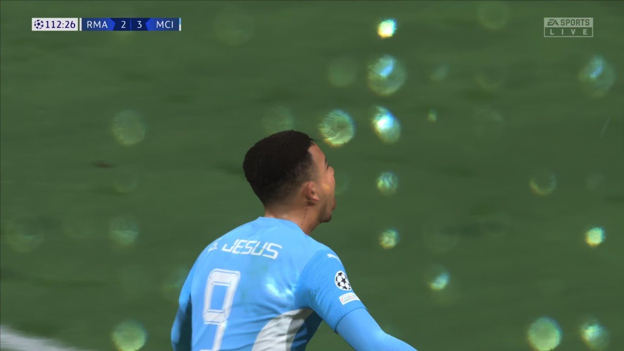 FIFA 22 PS5 - Man City score late winner in Champions league