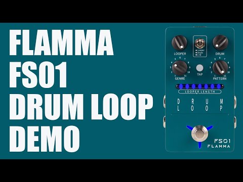 Flamma - FS01 Drum Loop - Looper and Drum Machine Demo (All 121 Drum Loops!)