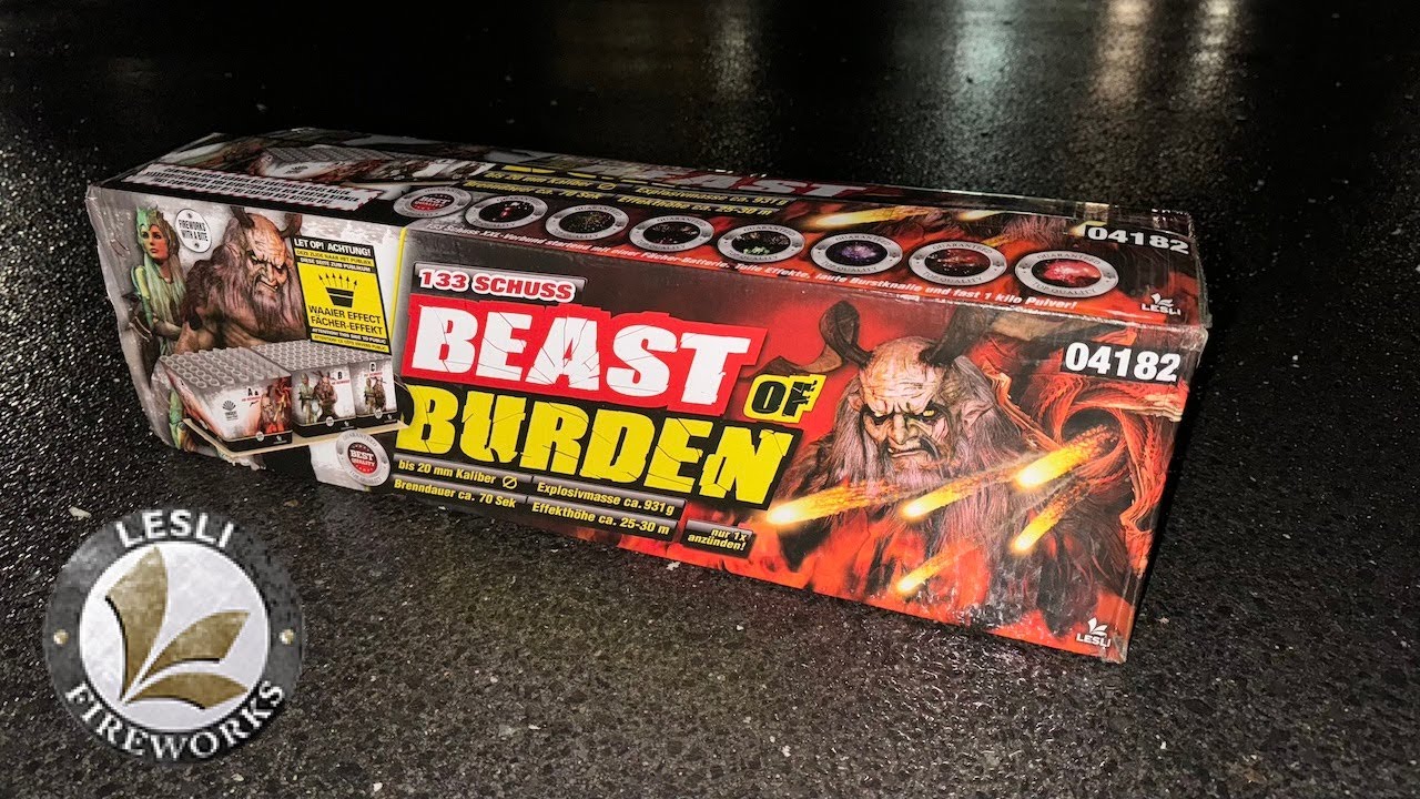 BEAST OF BURDEN BATTERIE | LESLI FIREWORKS | VERBUND FEUERWERK