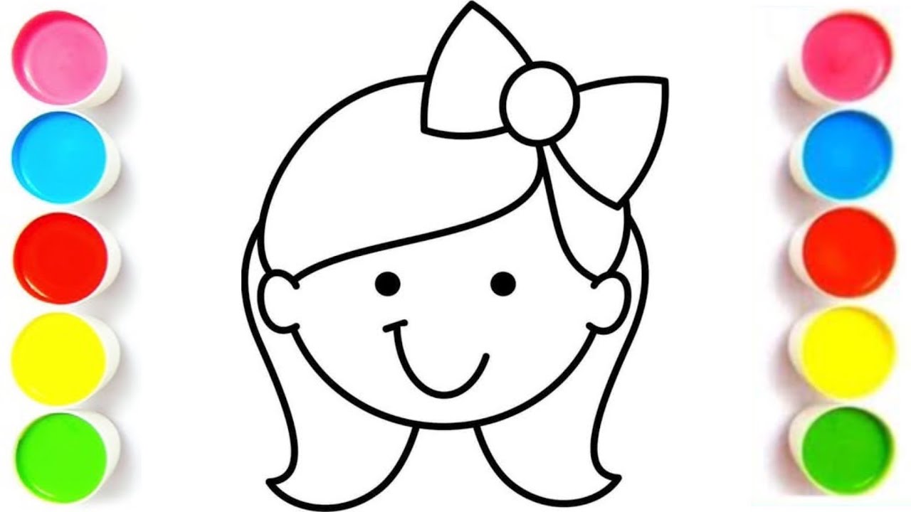 How To Draw A Girl Face | Super Easy step-by-step Tutorial 