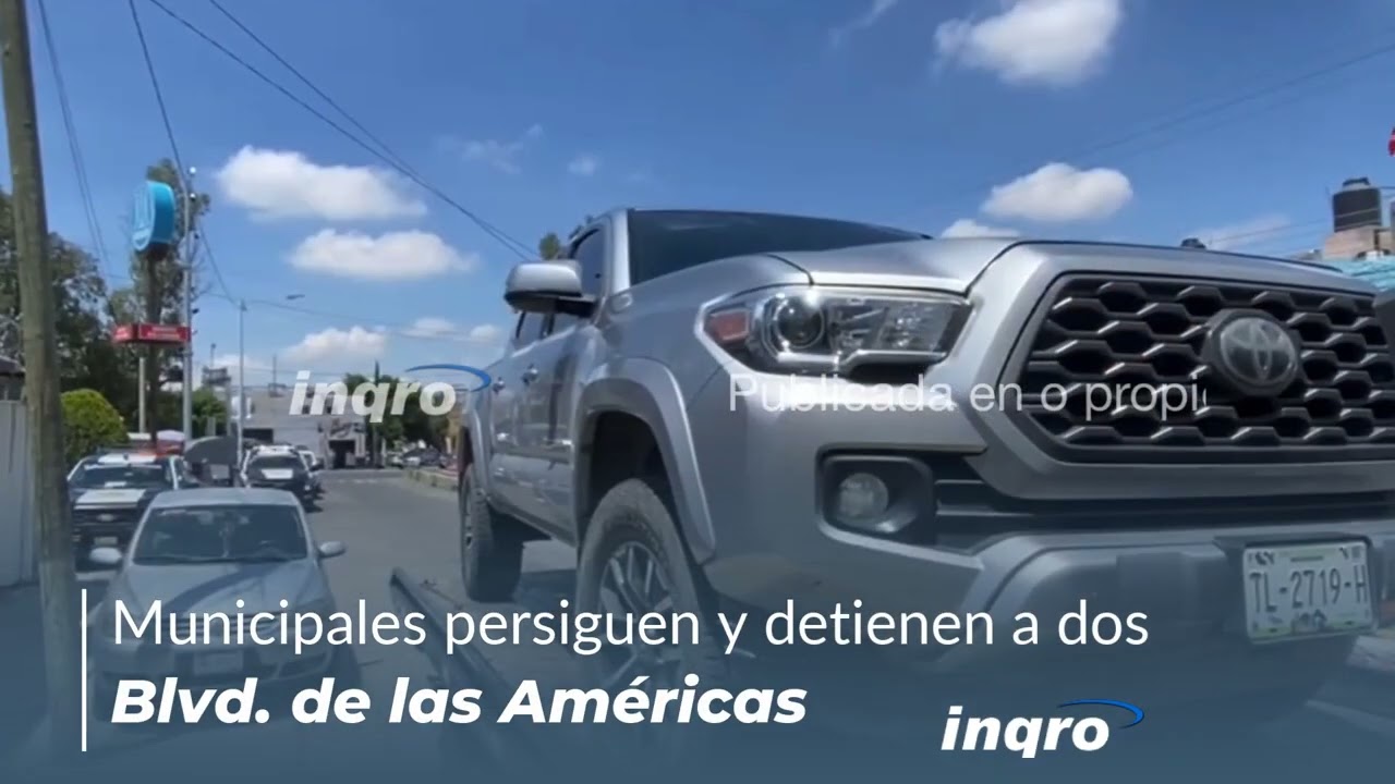 Dos detenidos tras persecución
