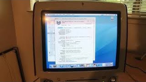 THE IMAC SLOT LOAD 400MHz G3 UPGRADE To A G4 550MHz  PART 1
