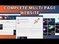 COMPLETE MULTIPAGE WEBSITE | Full RESPONSIVE Space Travel HTML &amp; CSS Website (ABOUT, BLOG, CONTACT)