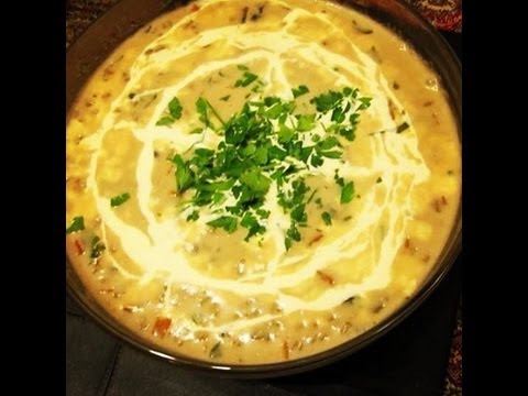 Persian Creamy Barley Soup 