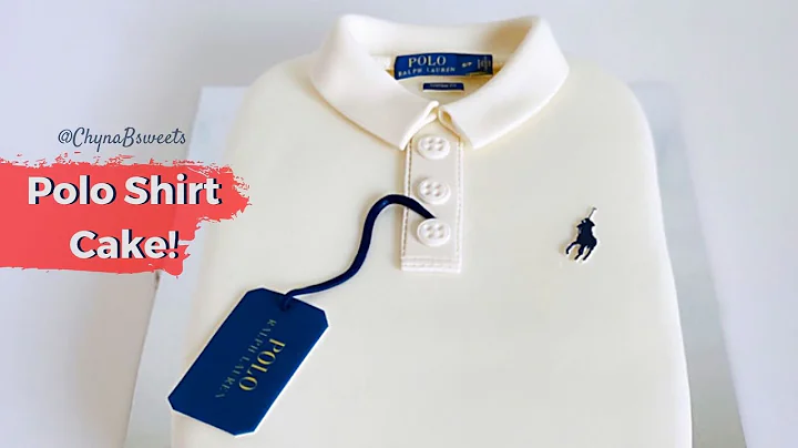 Polo Shirt Cake Tutorial! I Men's Birthday Cake Design I Father's Day