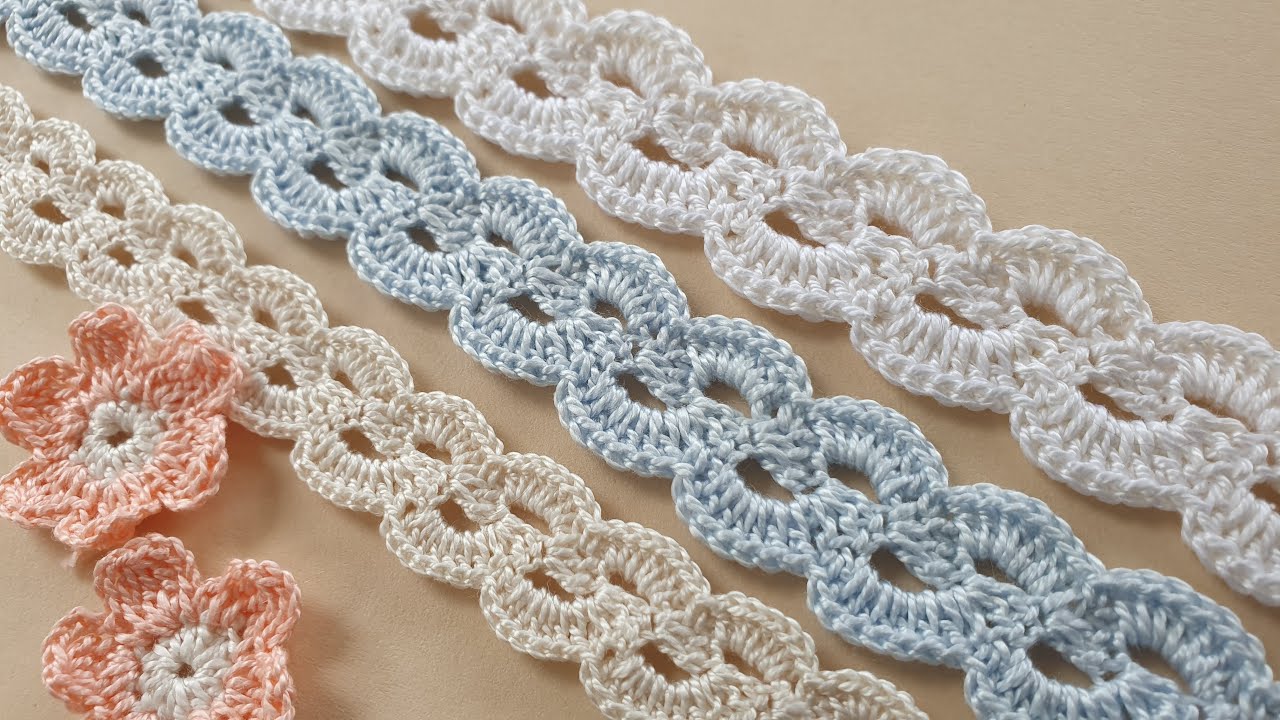 Precioso Cordón de Crochet | Encaje -