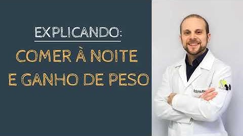 COMER À NOITE ENGORDA? || Dr. Rodrigo Macedo