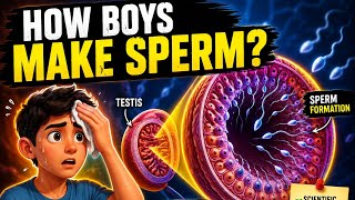 3D Animation of How Boys make sperm | Must watch for boys girls don't watch it