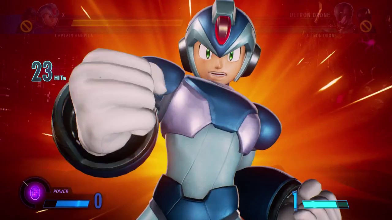 Mega man X and Captian America Combo!!! Marvel vs Capcom Infinite - YouTube